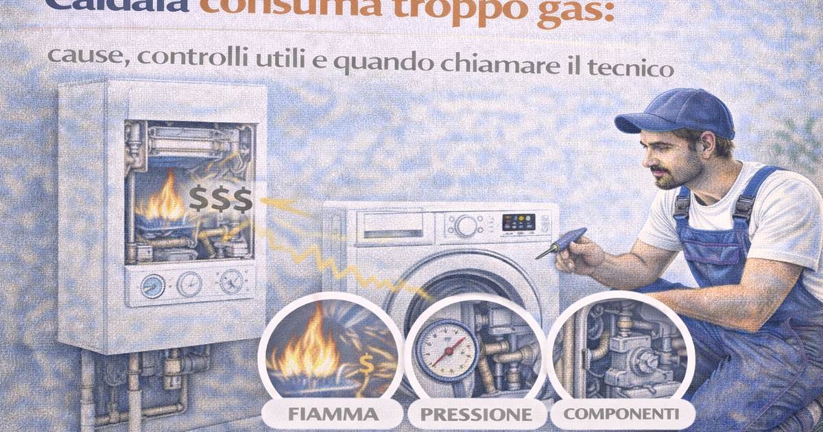 Caldaia consuma troppo gas: cause, controlli utili e quando chiamare il tecnico