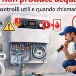 Caldaia non produce acqua calda: cause, controlli utili e quando chiamare il tecnico