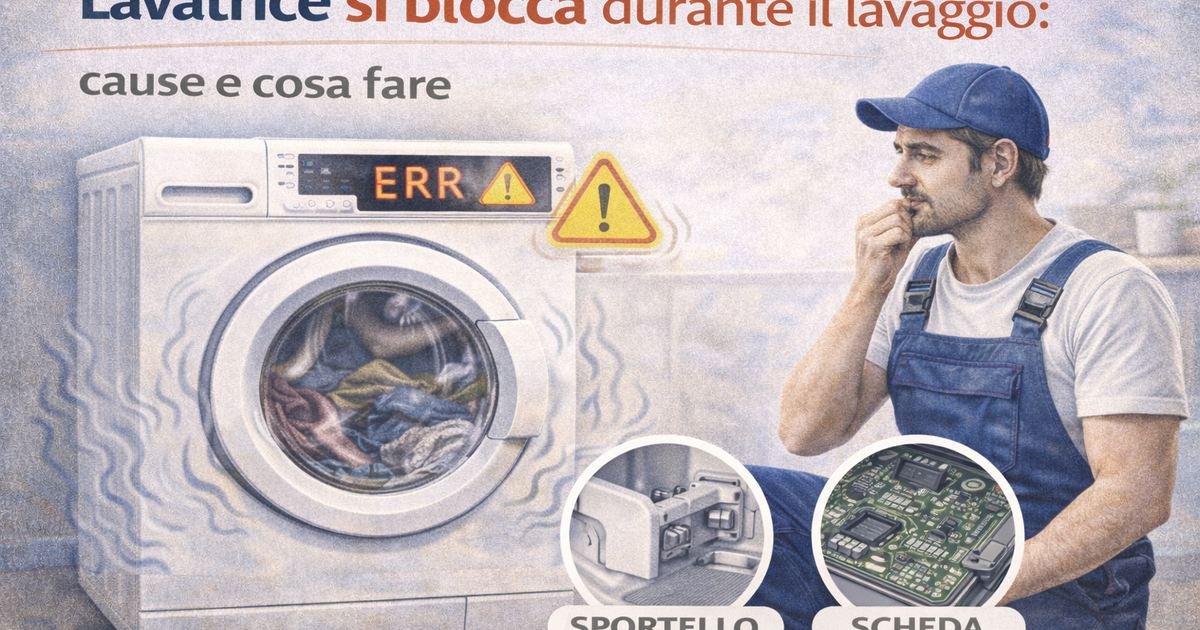 Lavatrice non prende ammorbidente: cause più comuni e soluzioni