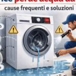 Lavatrice perde acqua da sotto: cause frequenti e soluzioni