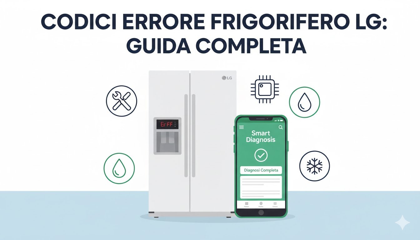Codici errore frigorifero LG: guida completa alla risoluzione dei guasti comuni