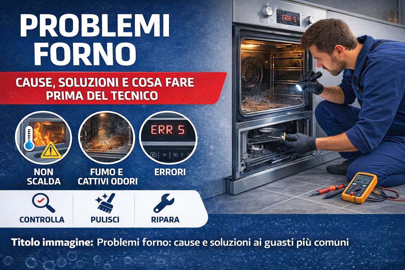 Problemi forno: cause, soluzioni e quando intervenire