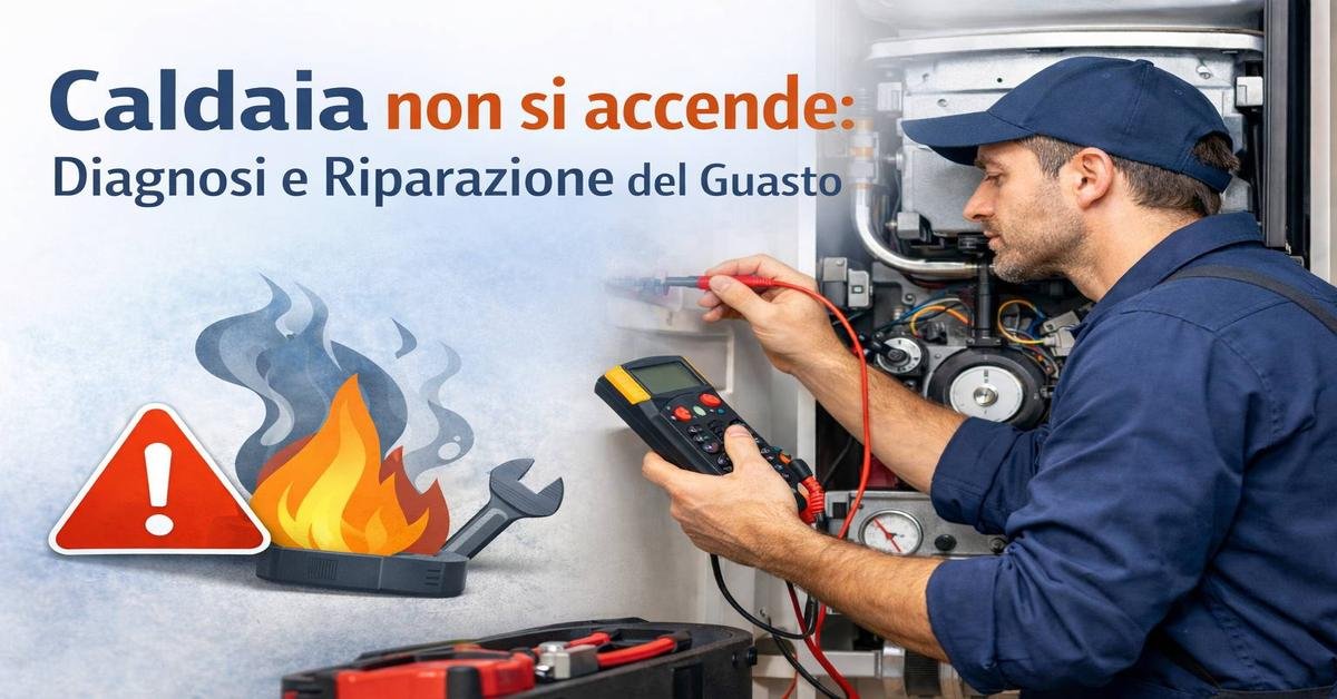 Caldaia non si accende: cause, cosa fare e quando valutare la riparazione
