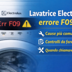 Lavatrice Electrolux errore F09: cosa significa e come risolvere