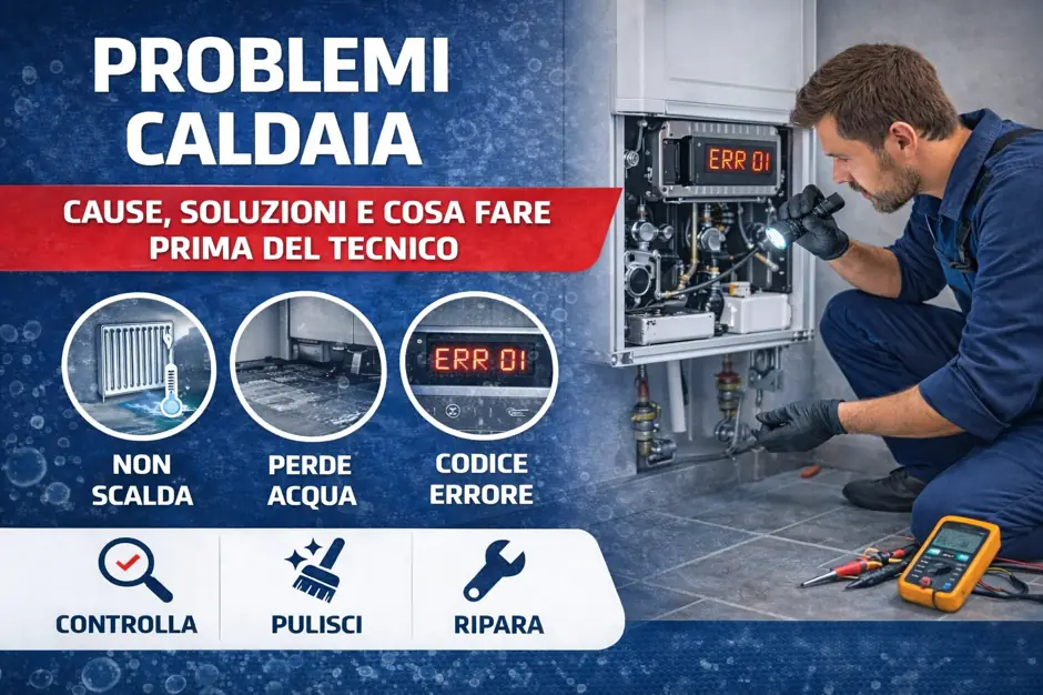 Problemi caldaia: cause, soluzioni e quando serve assistenza